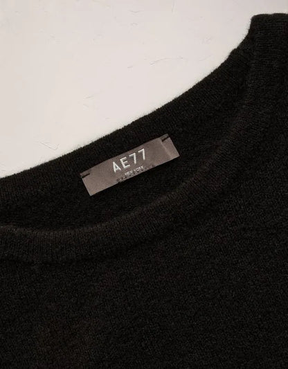 AE77 Cashmere-Blend Crew Neck Sweater