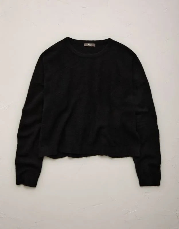 AE77 Cashmere-Blend Crew Neck Sweater