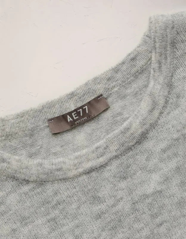 AE77 Cashmere-Blend Crew Neck Sweater