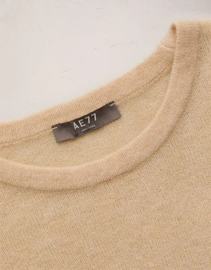 AE77 Cashmere-Blend Crew Neck Sweater