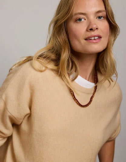 AE77 Cashmere-Blend Crew Neck Sweater