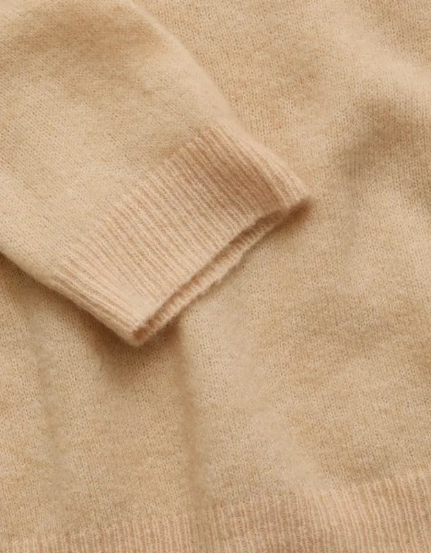 AE77 Cashmere-Blend Crew Neck Sweater