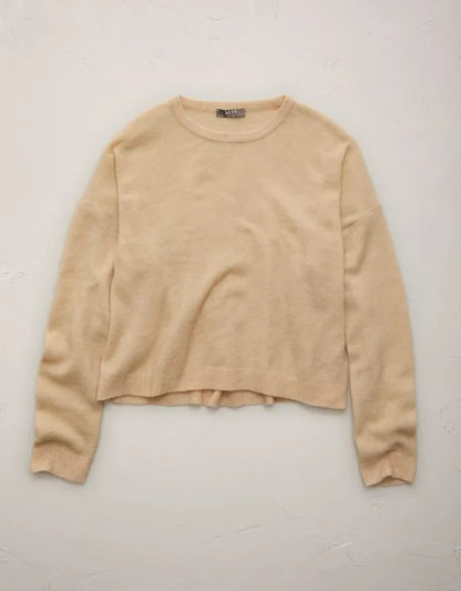 AE77 Cashmere-Blend Crew Neck Sweater