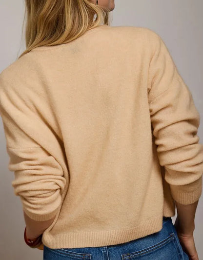 AE77 Cashmere-Blend Crew Neck Sweater