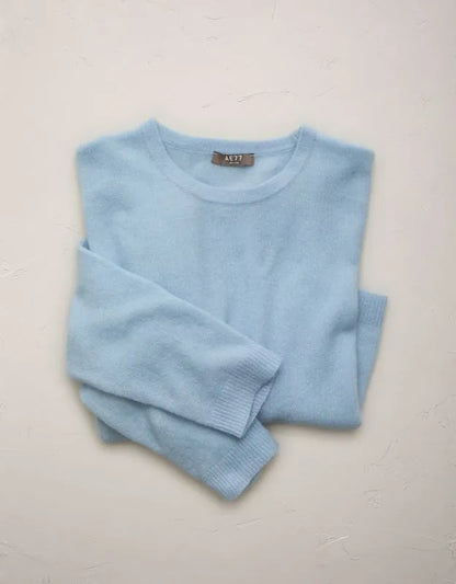 AE77 Cashmere-Blend Crew Neck Sweater