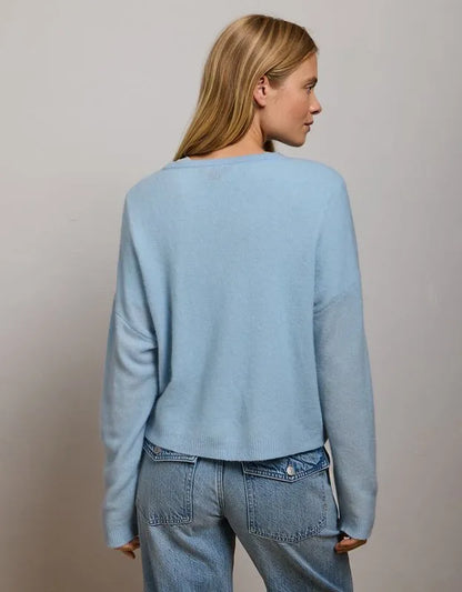 AE77 Cashmere-Blend Crew Neck Sweater