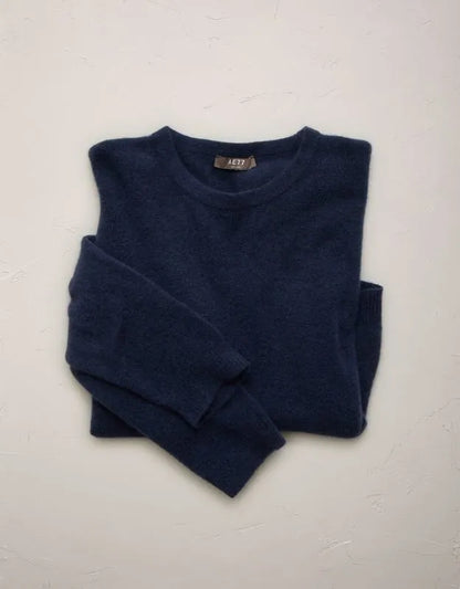 AE77 Cashmere-Blend Crew Neck Sweater