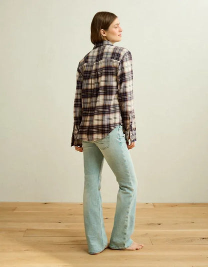 AE Throwback Flannel Button-Up Shirt