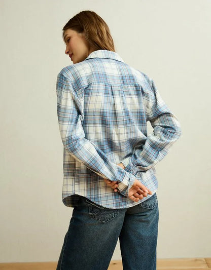 AE Throwback Flannel Button-Up Shirt