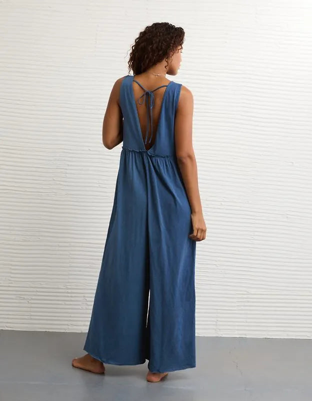 AE Sunchaser Knit V-Neck Jumpsuit