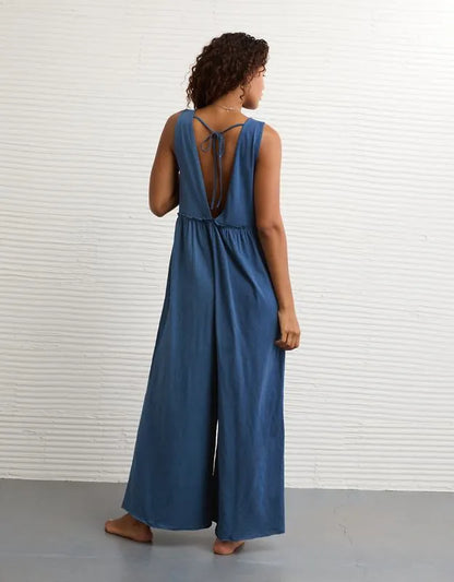AE Sunchaser Knit V-Neck Jumpsuit