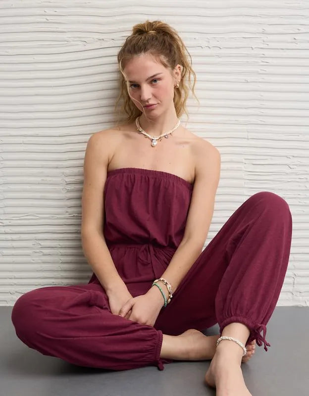 AE Sunchaser Strapless Jumpsuit