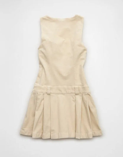 AE Pleated Corduroy Mini Dress