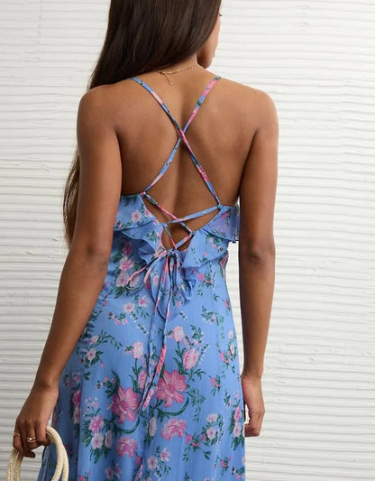 AE Tiered Ruffle Maxi Dress