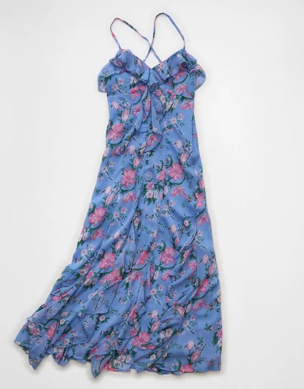 AE Tiered Ruffle Maxi Dress