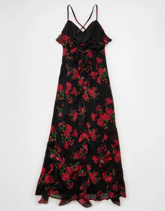 AE Tiered Ruffle Maxi Dress