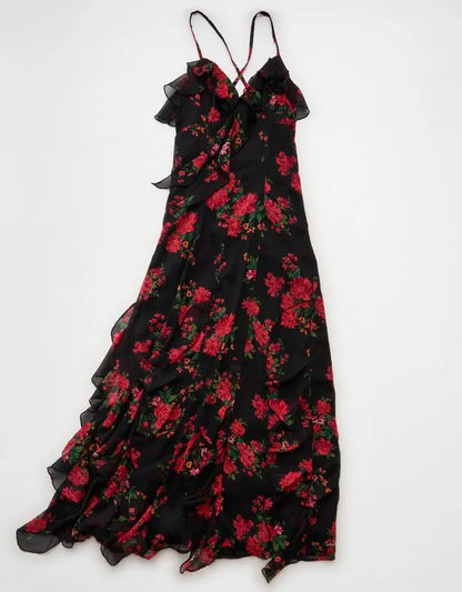 AE Tiered Ruffle Maxi Dress
