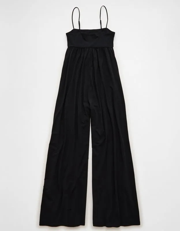AE Knit Wide-Leg Jumpsuit