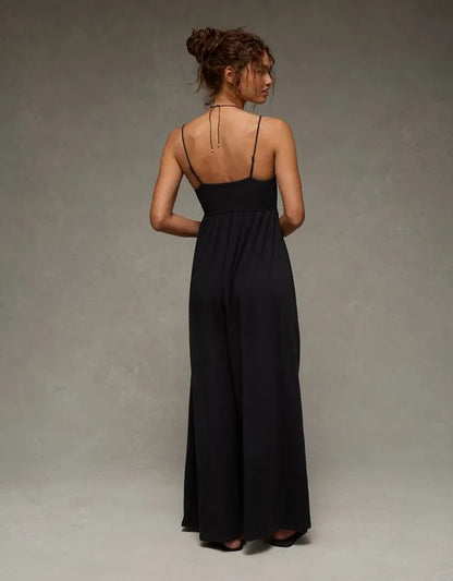 AE Knit Wide-Leg Jumpsuit