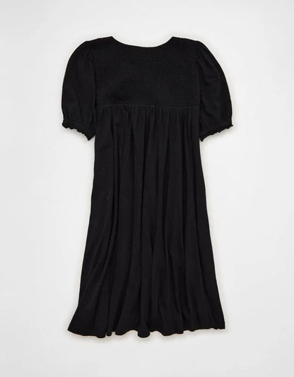 AE Sunchaser Babydoll Puff Sleeve Mini Dress