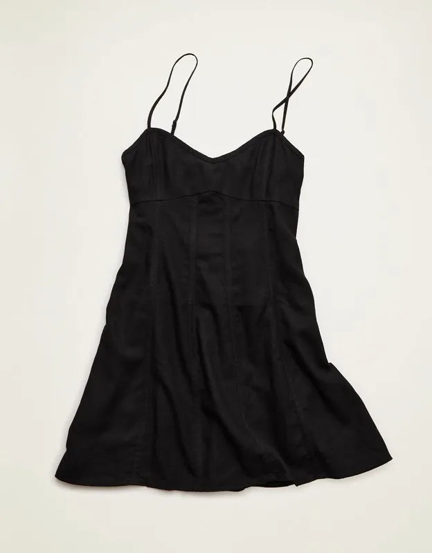 AE V-Neck Corset Mini Dress