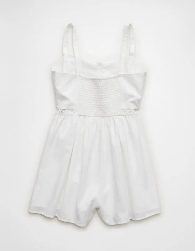 AE Lace-Inset Romper