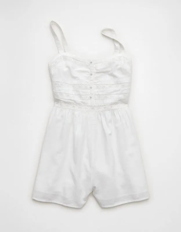 AE Lace-Inset Romper