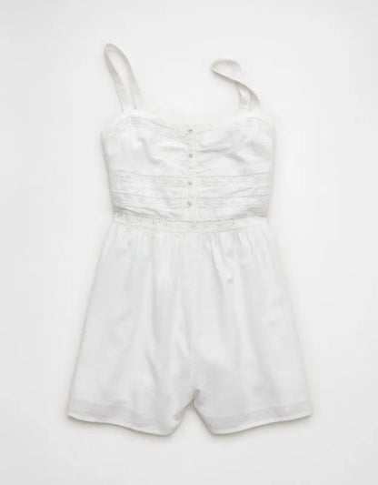 AE Lace-Inset Romper