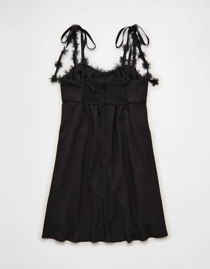 AE Floral Tie-Strap Mini Dress