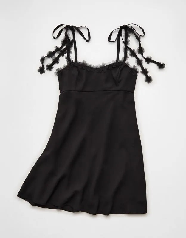 AE Floral Tie-Strap Mini Dress