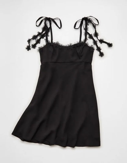 AE Floral Tie-Strap Mini Dress