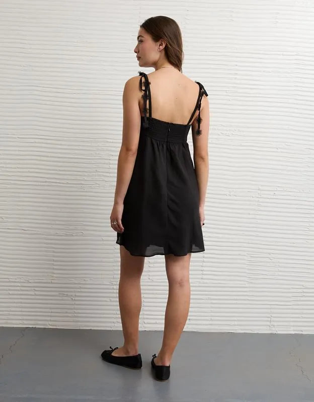 AE Floral Tie-Strap Mini Dress