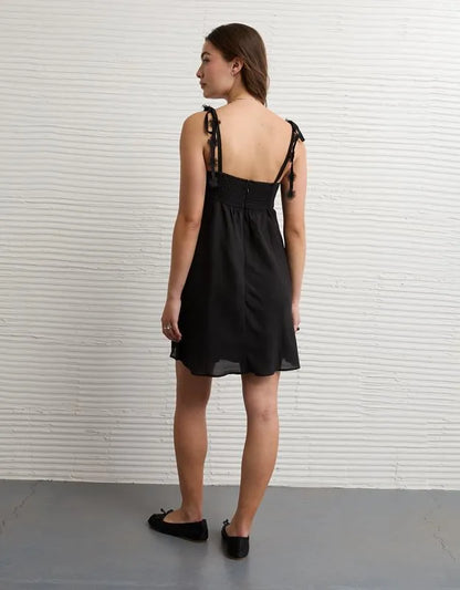 AE Floral Tie-Strap Mini Dress