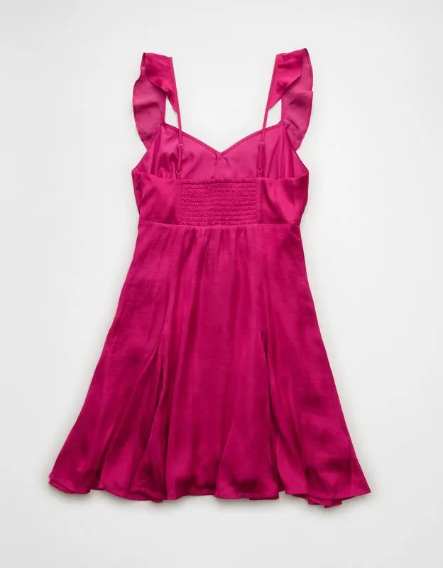 AE Babydoll Ruffle Strap Mini Dress