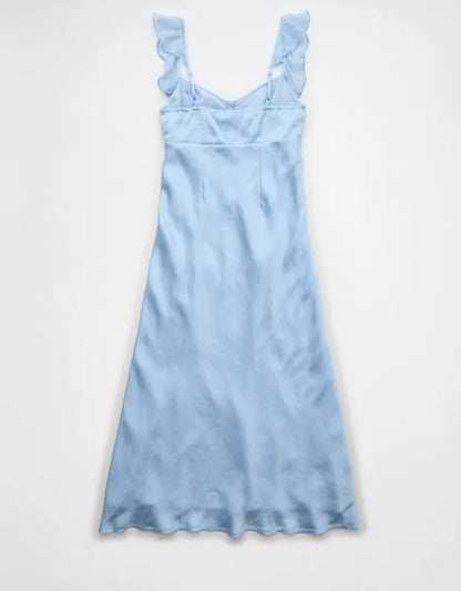 AE Ruffle Strap Midi Dress