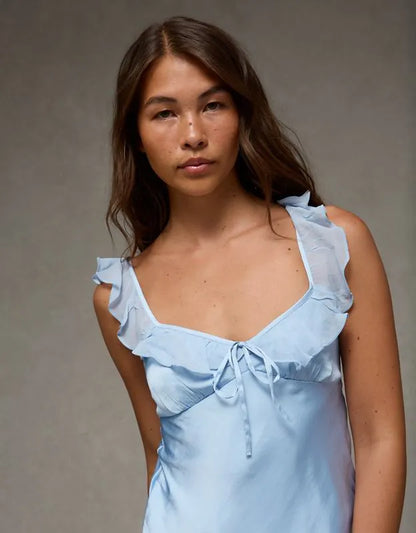 AE Ruffle Strap Midi Dress