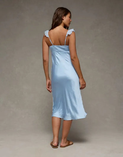 AE Ruffle Strap Midi Dress