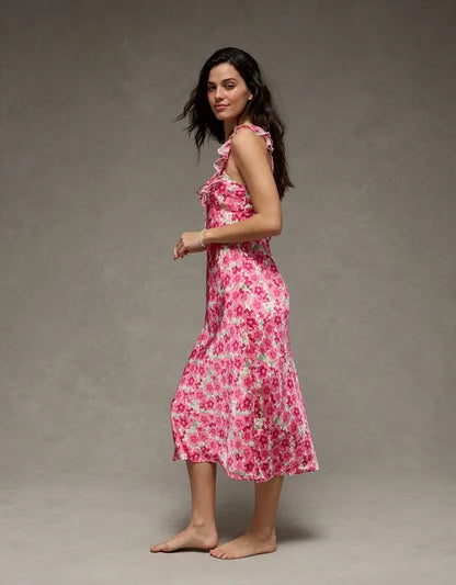 AE Ruffle Strap Midi Dress