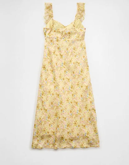 AE Ruffle Strap Midi Dress