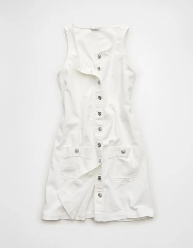 AE Denim Pinafore Mini Dress