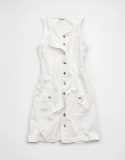 AE Denim Pinafore Mini Dress