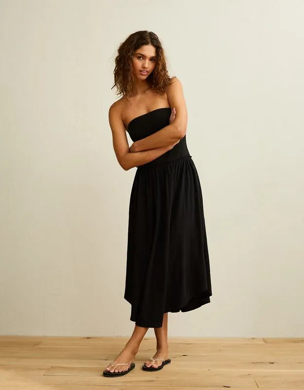 AE Sunchaser Strapless Midi Dress