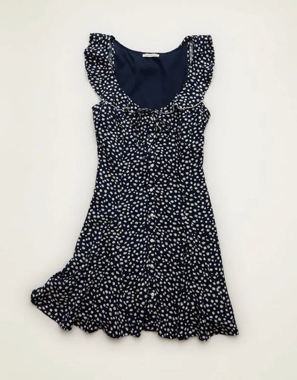 AE Ruffle Collar Mini Dress