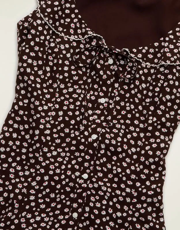AE Ruffle Collar Mini Dress
