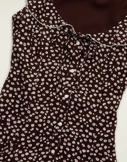 AE Ruffle Collar Mini Dress