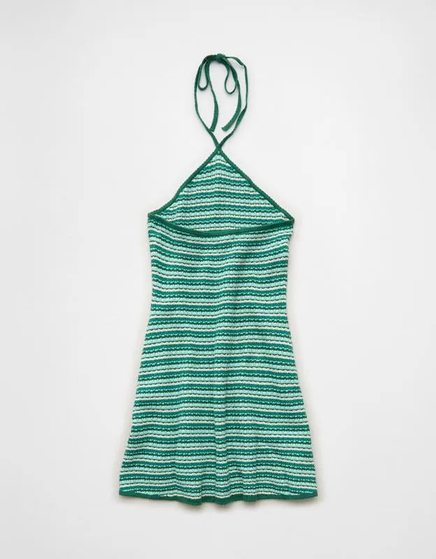 AE Sweater Halter Mini Dress