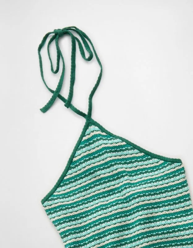 AE Sweater Halter Mini Dress