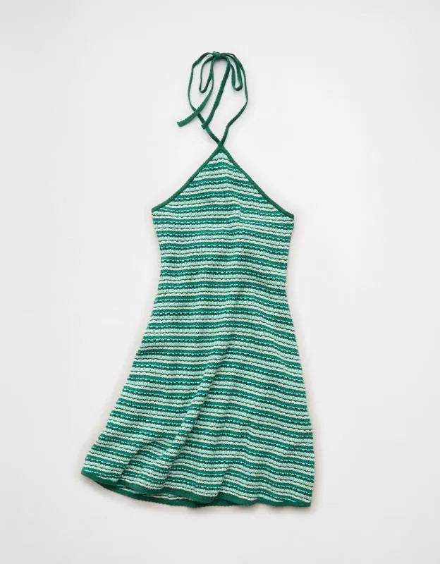 AE Sweater Halter Mini Dress