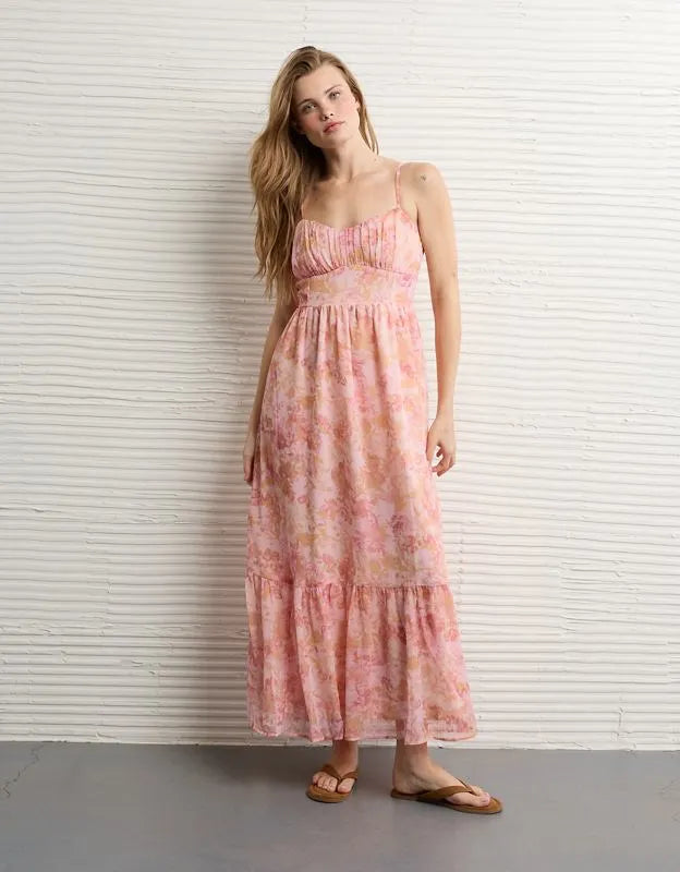 AE Sweetheart Tiered Maxi Dress