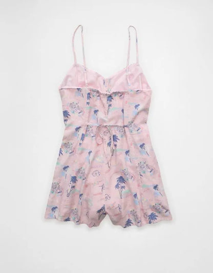 AE Pride Button-Front Flowy Romper
